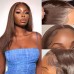 #4 Chocolate Brown 13x4 Transparent Lace Front Wig